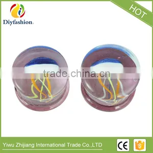 Hot Sell High Quality Comfortable Glass Marine Jellyfish Auricle Ear Plug thumbnail-1