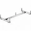 Shelving Supermarket Gondola Base for Grid Panels, Hangrail Brackets - Black 24