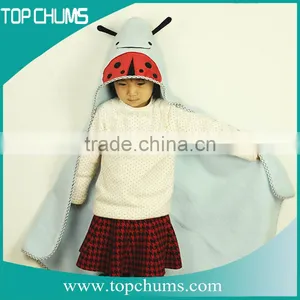 Babies 100% Cotton Fabric Terry Customized Cartoon Animal Hooded Kid Towel thumbnail-1