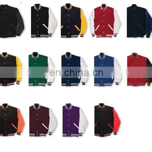 Supplier of Custom Wool Varsity Jackets Cotton College Jackets Satin School Jackets University Letterman Jackets thumbnail-1