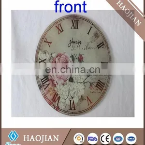 Glass Clock With Sublimation Coating, Office Desk Wall Clock thumbnail-1