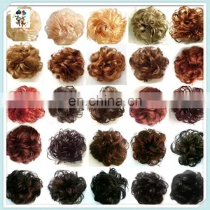 Natural Colors Kids Dome Scrunchy Bun Synthetic Hair Pieces HPC-0125 thumbnail-1