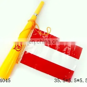 Spain Football Game Fan Plastic French Horn With Flag thumbnail-2