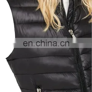 Chinese Manufacturer 100% Polyester Casual Women Padding Vest thumbnail-2