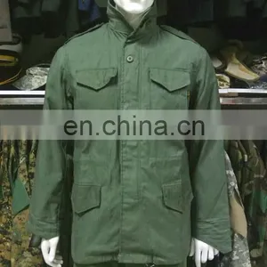 Customized Olive Green Camo Tactical M65 Field Jacket for Army for Men thumbnail-2