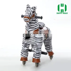 Kid Riding Zebra Horse Toy/ Mechanical Walking Horse/Walking Mechanical Horse thumbnail-6