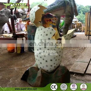 Realistic Dinosaur Hatching Eggs for Park Decoration thumbnail-3