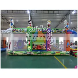 Full Artwork Inflatable Mickey Funland for Indoor or Outdoor Jumping thumbnail-1