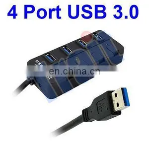30CM 5 Gbps 4 Port USB3.0 HUB For Charging and Data Sync With LED Indicator thumbnail-1