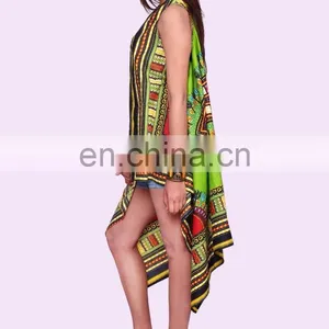 Indian Handmade Cotton Top Blouse Cardigan Indian Latest Kimono Dashiki Floral Shrug Kimono thumbnail-2