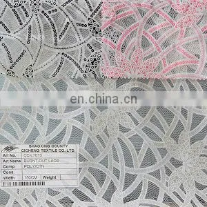 2014 CC-L7013 New Fashional Burnt-out Polyester/cotton Solid Lace for All Ladies' Garment Accessories thumbnail-1