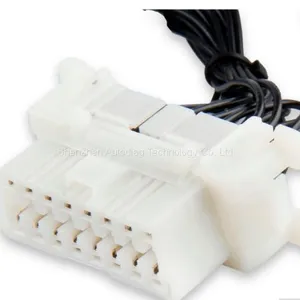 OBD2 OBDII 16 Pin Extension Connector Adapter Cable 1 to 3 16Pin OBD Cable OBD 2 Connector Diagnostic-tool For Elm 327 thumbnail-5