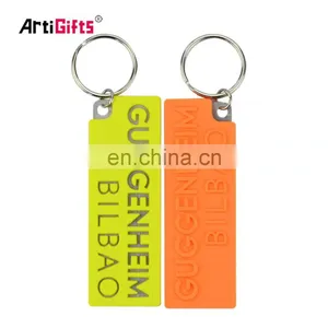 No Minimum Key Chain New Product Custom Double Sided Logo Pvc And Metal Keychain thumbnail-1
