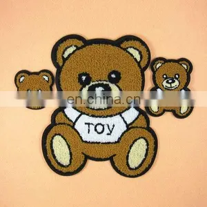 Wholesale Iron On Custom Towel Chenille Embroidery Patch thumbnail-2