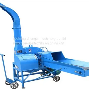 Corn Straw, Rice Straw Chaff Cutter Machine for Small Poultry Farm thumbnail-1