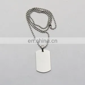 Customized High Quality Blank Dog Tag Necklace thumbnail-2