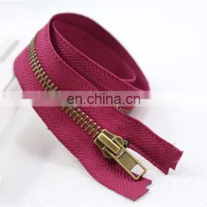 6 Colors Available,Close-open Metal Zippers With Pearl Slider, Multi-color #5 Zippers For DIY Sewing thumbnail-2