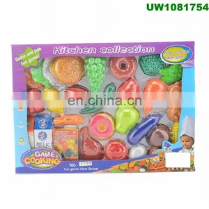 Play Food Set for Kids & Toy Food for Pretend Play - Huge 125 Piece Play Kitchen Set With Children Educational Food Toys for To thumbnail-2