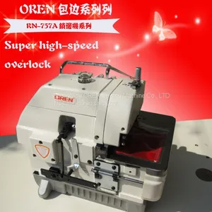 Professional HIGH SPEED INDUSTRIAL OVERLOCK SEWING MACHINE WITH DOUBLE NEEDLE thumbnail-1