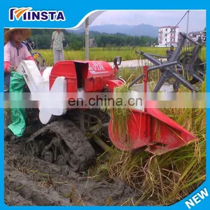 New Style Mini Dry and Paddy Field Combine Harvester for Sale thumbnail-2