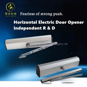 Horizontal Automatic Door Opener Electric Fire Closer 90 Degree Flat Door Motor Fire Door Double Door Interlocking Function thumbnail-1