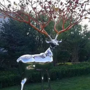 Customized Sculpture Stainless Steel Love Sculpture Shopping Mall thumbnail-2