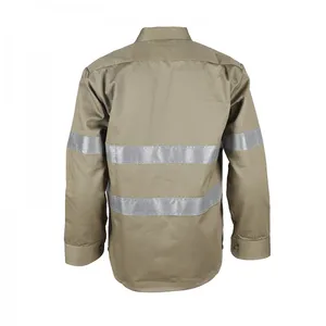 Customizable Men' S High Visibility Fireproof Work Shirt thumbnail-4