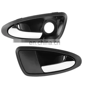DOOR INTERIOR HANDLE LEFT FRONT CHROME for Seat Ibiza IV 09-12 6J1837113A/6J1837114A thumbnail-1