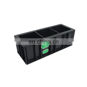 50mm Black Color Concrete Molds, Three Gang Plastic Cube Molds for Concrete thumbnail-5