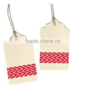 Custom Clothing & Jeans Paper Hang Tag String for Gament thumbnail-2