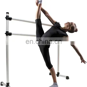 Shengxin New Products Height Adjustable Aluminum Light Weight Double Portable Ballet Barre thumbnail-3