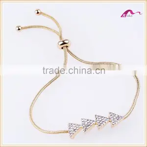 Fashion Custom Gold Crystal Bangles Designs thumbnail-2