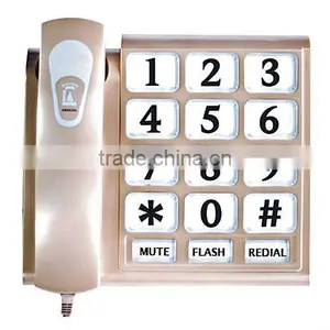 Desk Phone Large Button Corded Line Telephone thumbnail-1