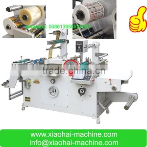 2016 HAS VIDEO IML Sticker Label Die Cut Flat Bed Machine With Punching, Hot-stamping ,laminating thumbnail-1