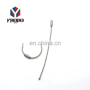 Quality Primacy Wire Keychain Custom Logo Key Ring With Screw Blank Sublimation Keyring thumbnail-2