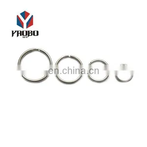 Cheap Price 25mm Metal Key Chain Round Split Key Ring Wholesale For Clothing thumbnail-1