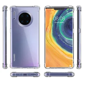 TPU PC Shockproof Clear Transparent Mobile Phone Case For Huawei Mate20/30/40Pro Phone Case Designs thumbnail-1