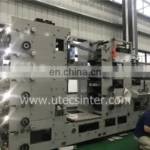 UTR320 3 Inch Air Shaft Pvc Shrink Film Label Flexo Printing Machine, LED UV Oven Sticker Flexographic Press Printer thumbnail-5