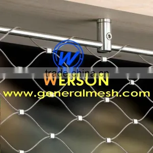 Stainless Steel Webnet Trellis for Balustrade, Green Walls | Generalmesh thumbnail-6