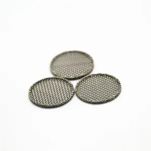 50-200 Mesh Round Shape Stainless Steel Woven Mesh Filter Disc thumbnail-1
