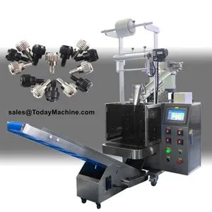 Automatic Bolt Nuts Nails Fasteners Screw Vibrating Plate Counting Sealing Packing Machine thumbnail-2