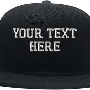 Custom Team Snapback Personalized Embroidered Hip Hop Flat Brim Baseball Hats thumbnail-1