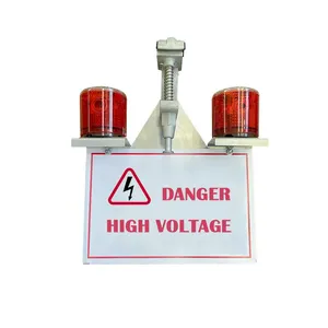 High Voltage Transmission Line Led Obstruction Light Mark and Illuminate Visual for Low Flying Crafts thumbnail-1