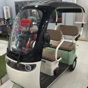 800W 1000W Three Wheels Leisure Electric Tricycle Rickshaw EV Mobility Scooter Motor With Cabin Tuk Tuk thumbnail-5