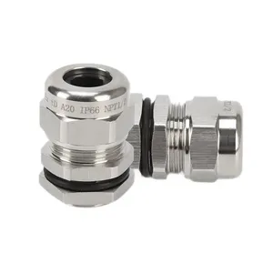 High Quality M50*1.5 Type Waterproof IP68 Brass Metal Cable Glands thumbnail-1