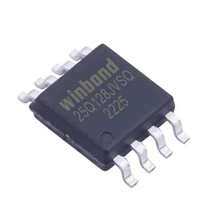Serial Port FLASH Memory Chip 128M-bit Memory SPI Flash W25Q128 Winbond Memory IC for Voice Chip's Audio Files Storage Sound Playback Devices as USB thumbnail-1
