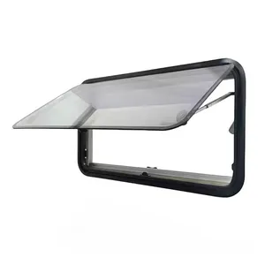 MAYGOOD Factory Supply MG20RW ECE Certificated Flat Radius Corner RV Caravan Trailer Acrylic Glass Window thumbnail-1
