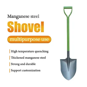 Manganese Steel Trench Shovel Professional Trenching Shovel for Digging Irrigation Ditches Farming Tool thumbnail-2