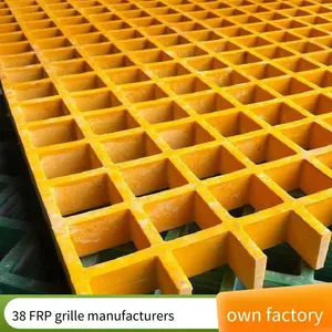 Fiberglass Grating, Marine Platform and Ship Deck Grating, Trench Grid Cover, Photovoltaic Power Generation Passage thumbnail-5