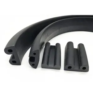 Rubber Extrusion Profile for Marine Ship Racing Protection Dock Epdm Bumper Strip Boat B Shape Rubber Fenders thumbnail-1